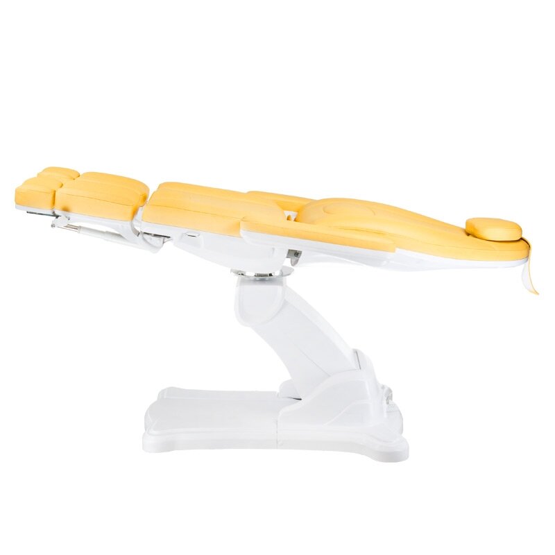 Professional electric podiatry chair for pedicure procedures MAZARO BR-6672A (5 motors), yellow color 5