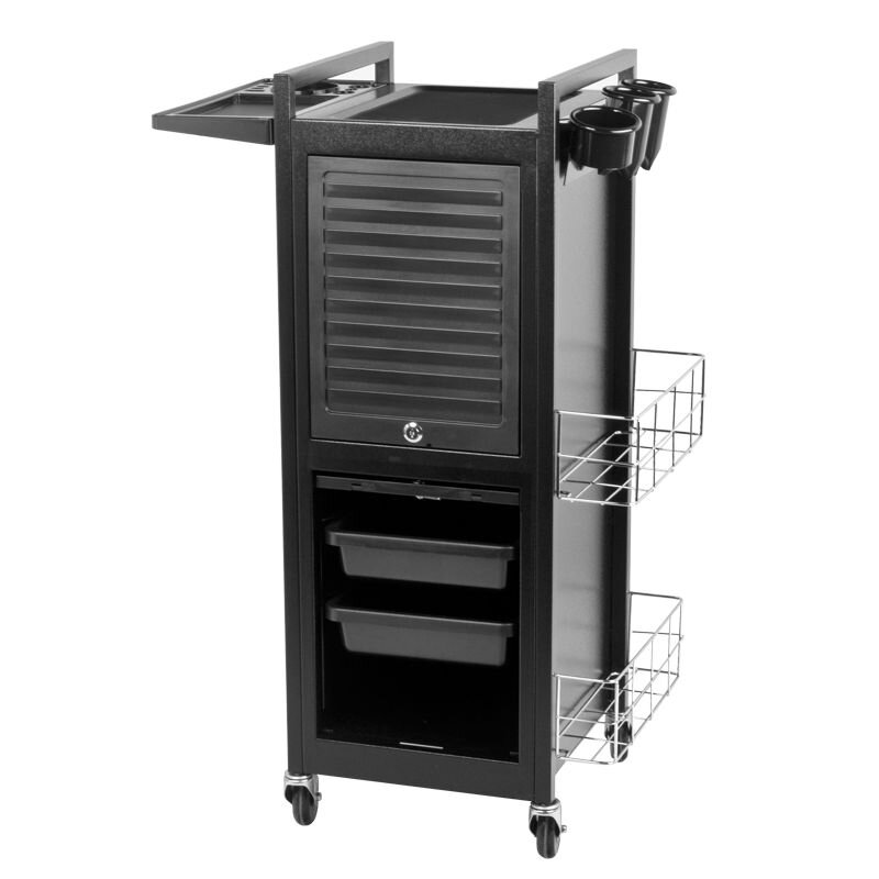 Professional barber trolley GABBIANO DELUXE 401, black 2 Professional barber trolley GABBIANO DELUXE 401, black 2