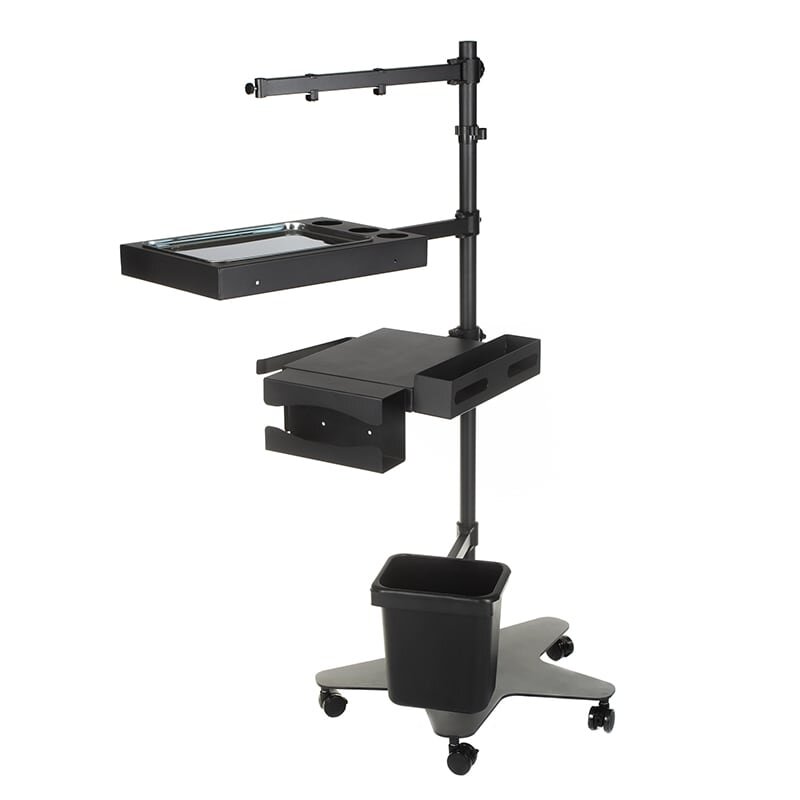 Professional mobile table for tattoo artists JANE INKOO, black color Professional mobile table for tattoo artists JANE INKOO, black color