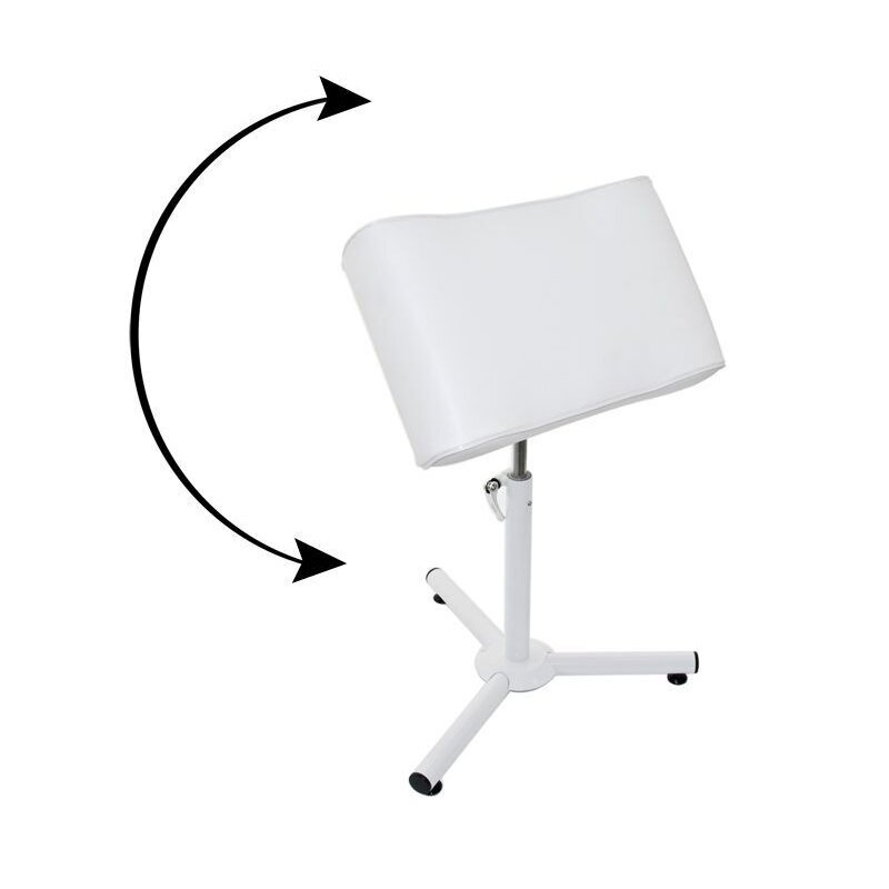 Professional pedicure foot for podological work, white color