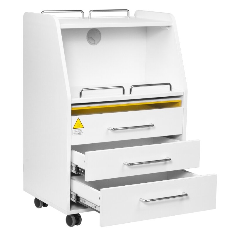 Professional podological helper with UV sanitation MOD 601, white color 5 Professional podological helper with UV sanitation MOD 601, white color 5
