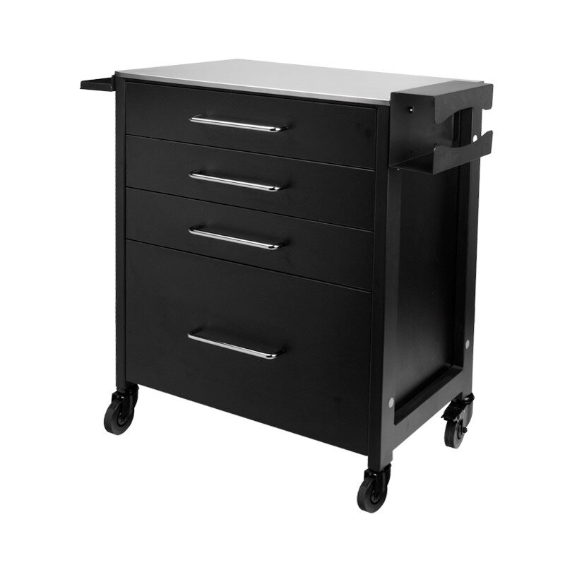 Professional TATTOO salons trolley - helper PRO INK 702, black color Professional TATTOO salons trolley - helper PRO INK 702, black color