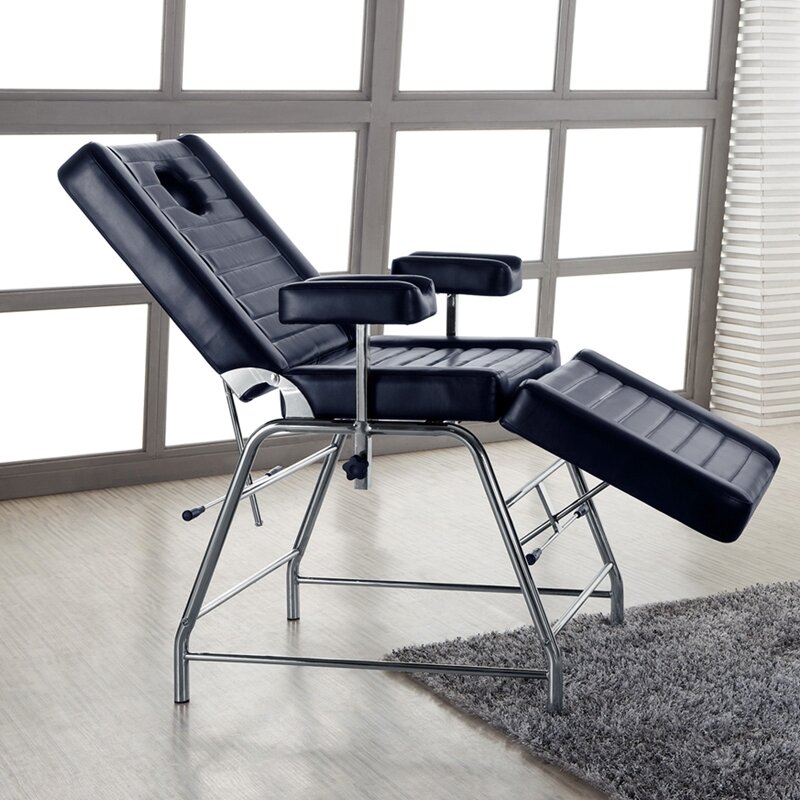 Professional tattoo bed - chair PRO INK 602, black color 1 Professional tattoo bed - chair PRO INK 602, black color 1