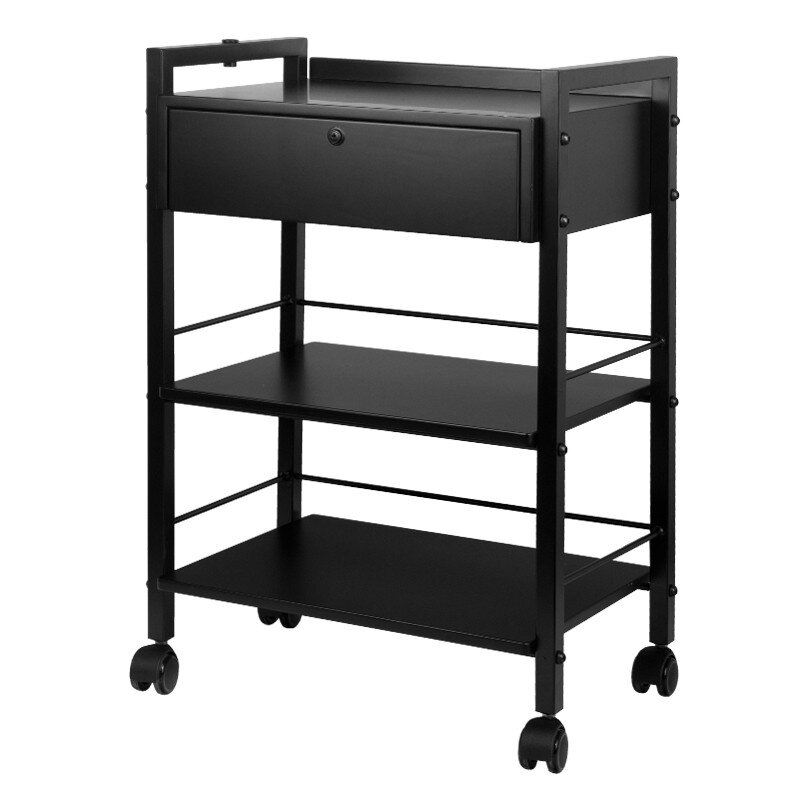 Professional trolley for tattoo and pedicure procedures PRO INK 1019A, black Professional trolley for tattoo and pedicure procedures PRO INK 1019A, black