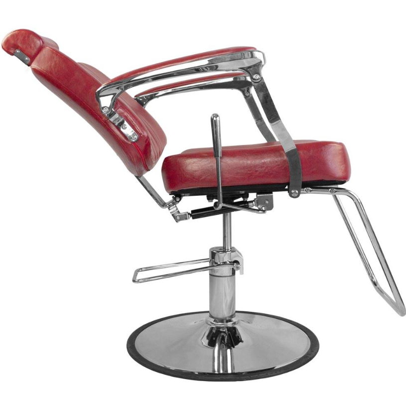Profesionali barberio kėdė kirpykloms ir barbershopams BJORN BH-3318, raudonos spalvos 2 Profesionali barberio kėdė kirpykloms ir barbershopams BJORN BH-3318, raudonos spalvos 2