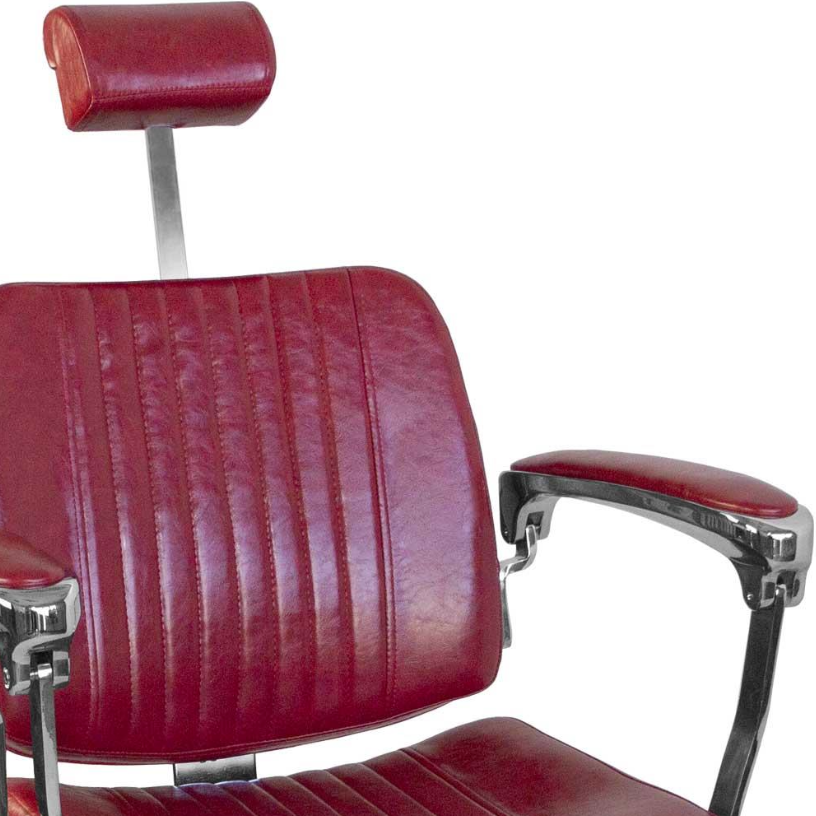 Profesionali barberio kėdė kirpykloms ir barbershopams BJORN BH-3318, raudonos spalvos 4 Profesionali barberio kėdė kirpykloms ir barbershopams BJORN BH-3318, raudonos spalvos 4