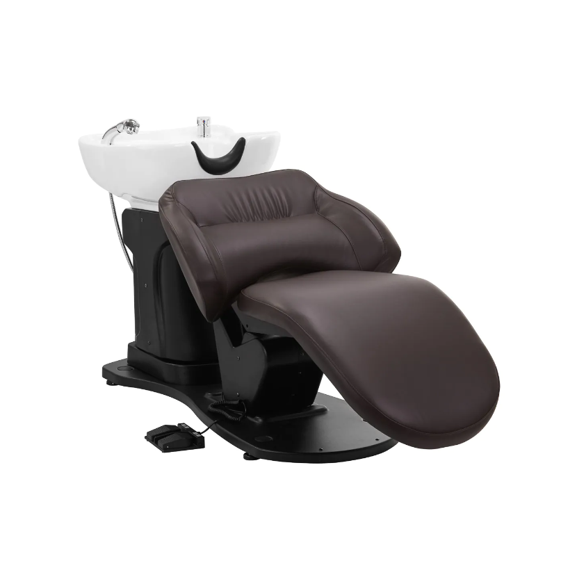 Professional electric hairdressing washing machine GABBIANO TRYCHO, brown color Professional electric hairdressing washing machine GABBIANO TRYCHO, brown color