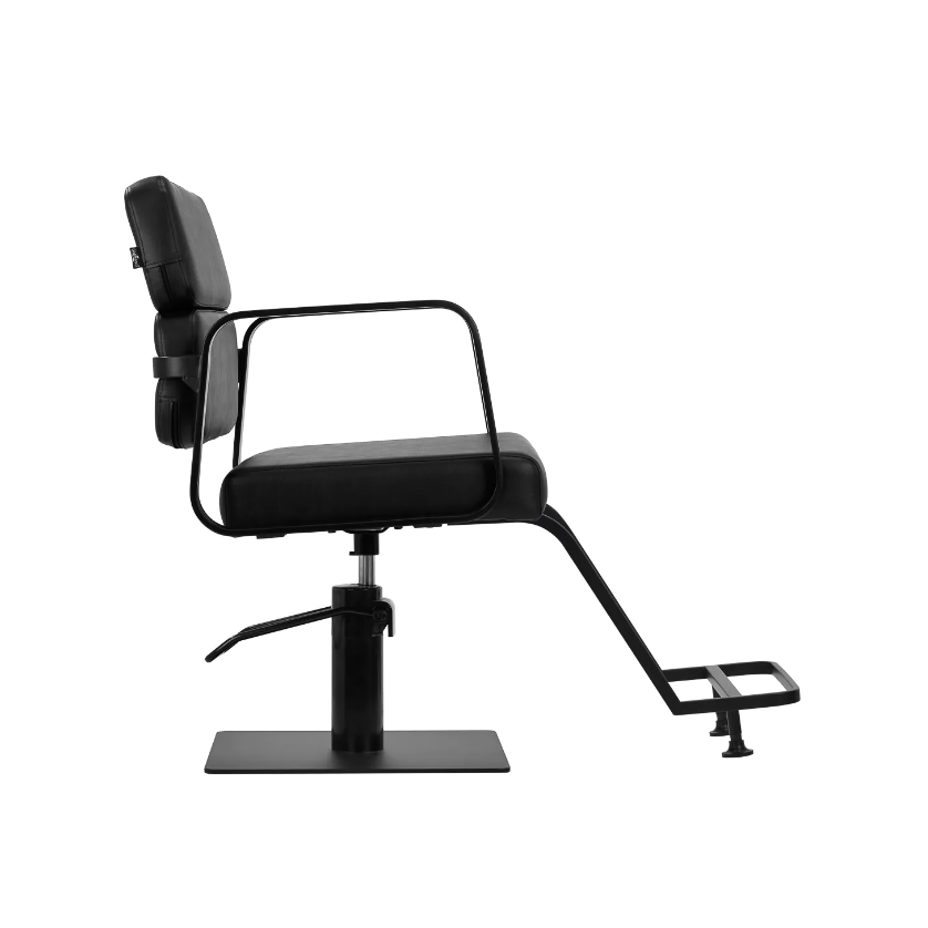 Professional hairdressing chair GABBIANO PORTO, black color 1