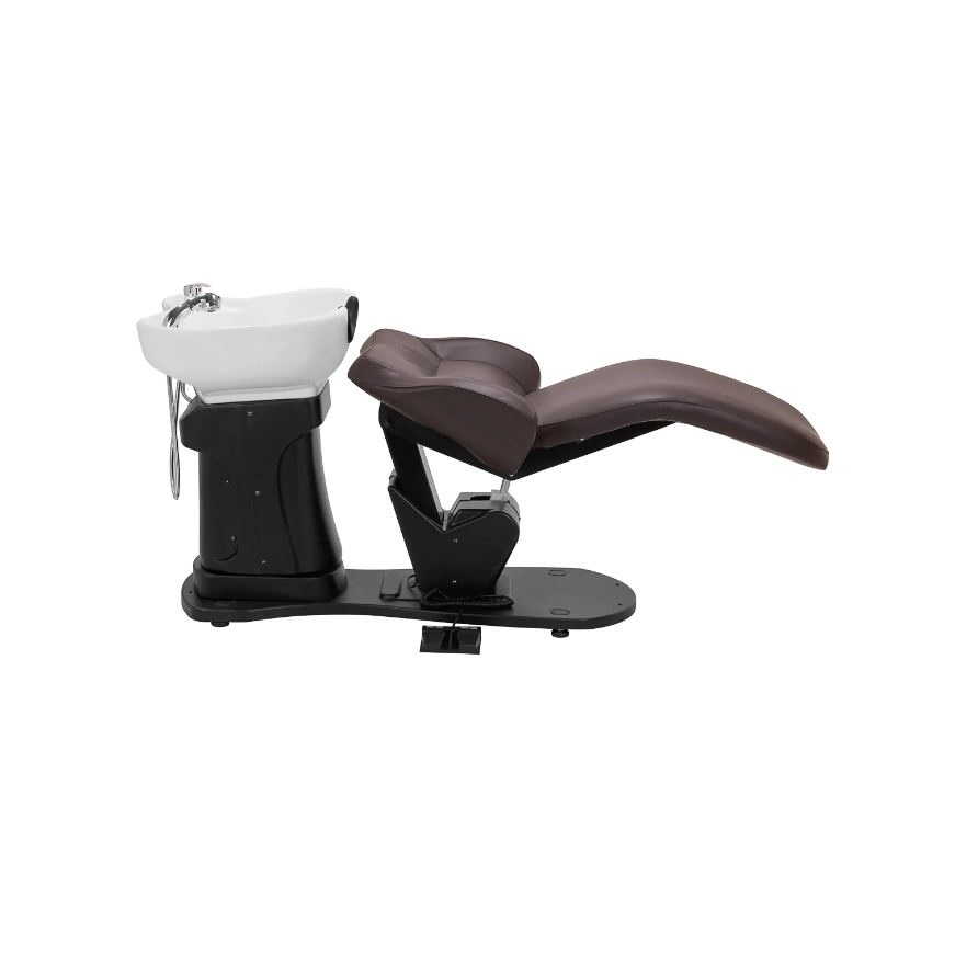 Professional electric hairdressing washing machine GABBIANO TRYCHO, brown color 2 Professional electric hairdressing washing machine GABBIANO TRYCHO, brown color 2