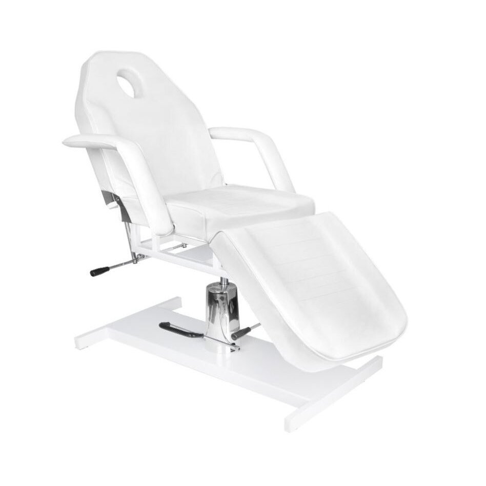 Professional cosmetological hydraulic bed BASIC 210, white color Professional cosmetological hydraulic bed BASIC 210, white color