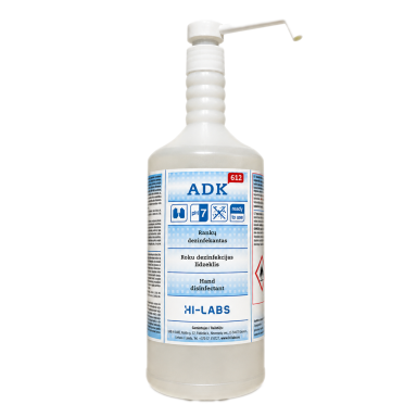 Rankų dezinfekantas ADK-612, 1 l Rankų dezinfekantas ADK-612, 1 l