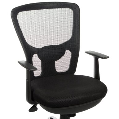 Registratūros, biuro kėdė CorpoComfort BX-4032EA, juodos spalvos