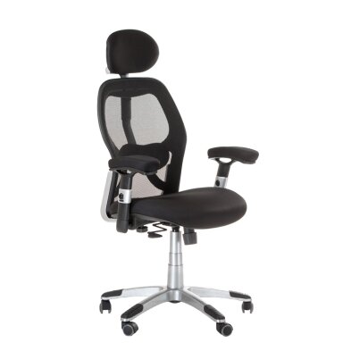 Registratūros, biuro kėdė CorpoComfort BX-4144, juodos spalvos Registratūros, biuro kėdė CorpoComfort BX-4144, juodos spalvos