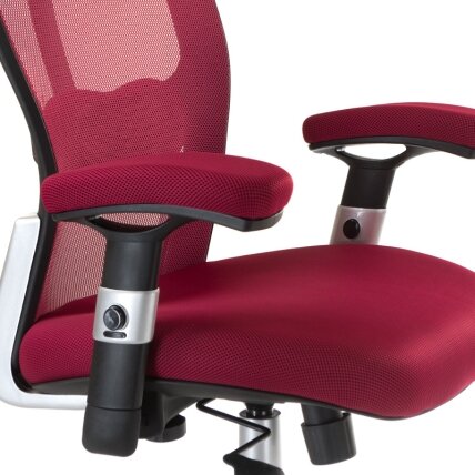 Reception, office chair CorpoComfort BX-4147, red color 4 Reception, office chair CorpoComfort BX-4147, red color 4