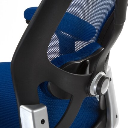 Reception, office chair CorpoComfort BX-4144, blue color 3 Reception, office chair CorpoComfort BX-4144, blue color 3