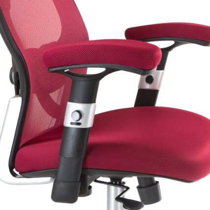 Reception, office chair CorpoComfort BX-4144, red color 5 Reception, office chair CorpoComfort BX-4144, red color 5