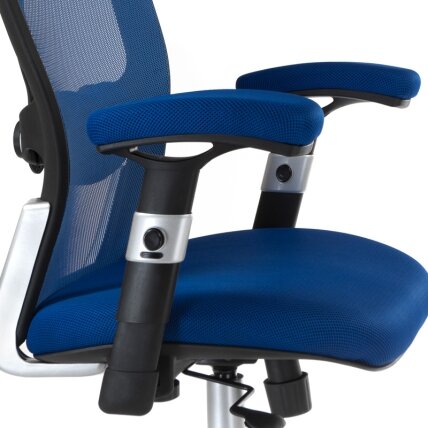 Reception, office chair CorpoComfort BX-4147, blue color 5 Reception, office chair CorpoComfort BX-4147, blue color 5