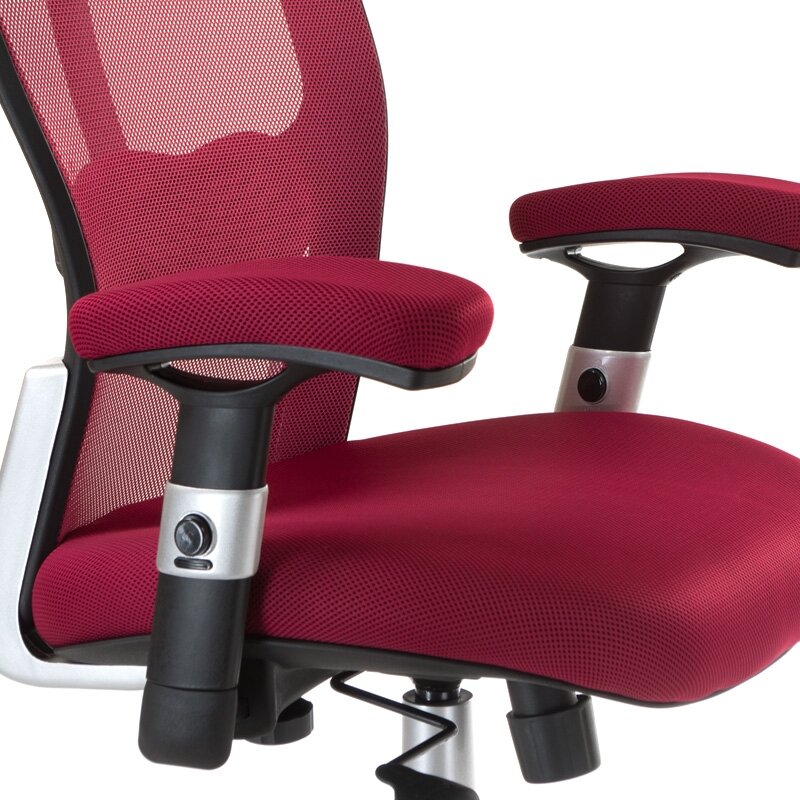 Reception, office chair CorpoComfort BX-4147, red color 4 Reception, office chair CorpoComfort BX-4147, red color 4