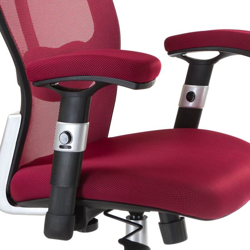 Reception, office chair CorpoComfort BX-4147, red color 5 Reception, office chair CorpoComfort BX-4147, red color 5
