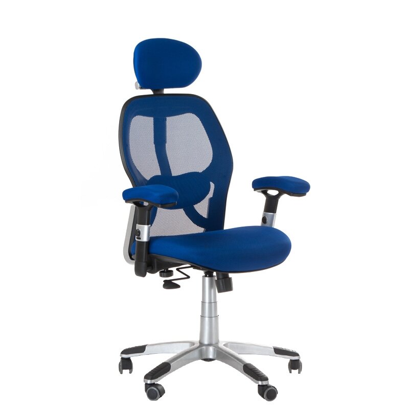 Reception, office chair CorpoComfort BX-4144, blue color Reception, office chair CorpoComfort BX-4144, blue color