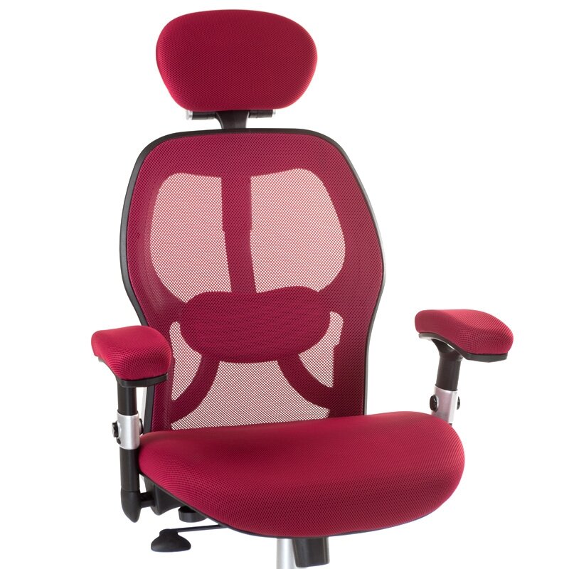 Reception, office chair CorpoComfort BX-4144, red color 1