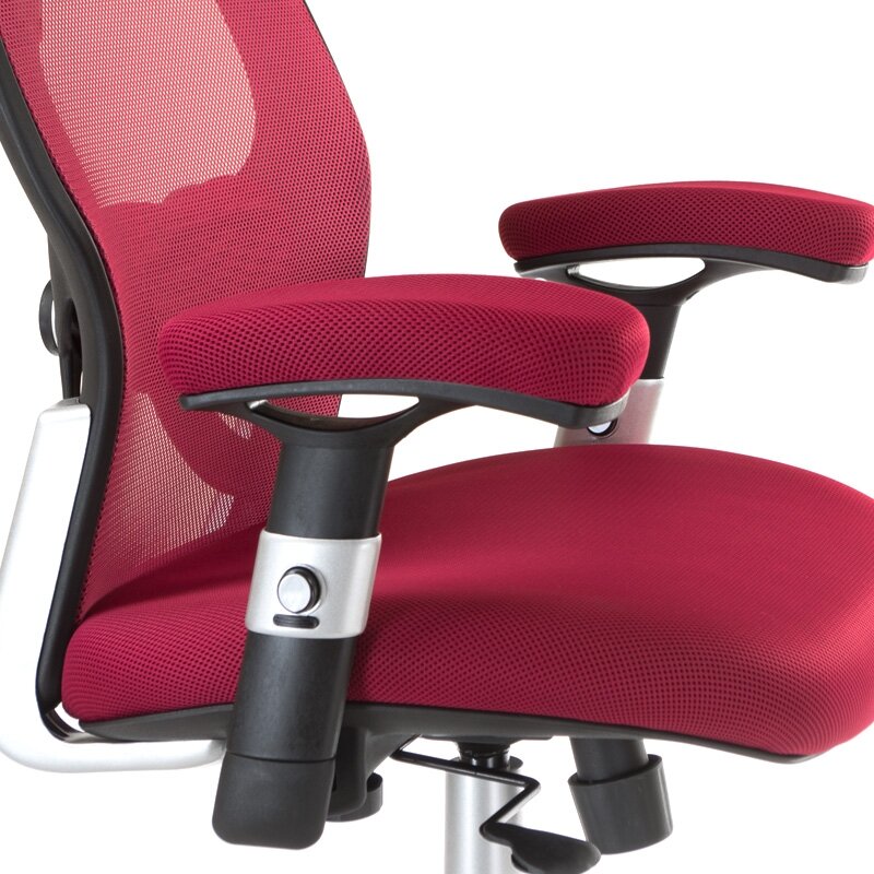Reception, office chair CorpoComfort BX-4144, red color 4 Reception, office chair CorpoComfort BX-4144, red color 4