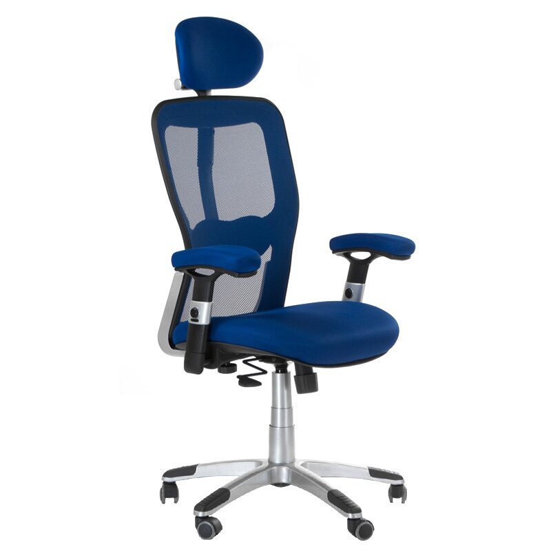 Reception, office chair CorpoComfort BX-4147, blue color Reception, office chair CorpoComfort BX-4147, blue color