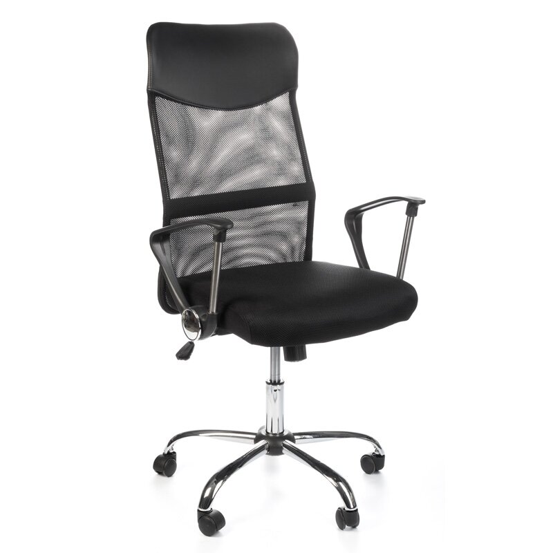 Registratūros, biuro kėdė CorpoComfort BX-7773, juodos spalvos Registratūros, biuro kėdė CorpoComfort BX-7773, juodos spalvos