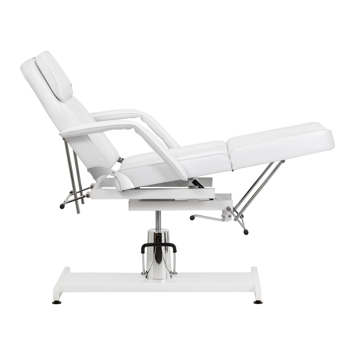SILLON 210 professional hydraulic cosmetology chair-bed with rocking function, white 3