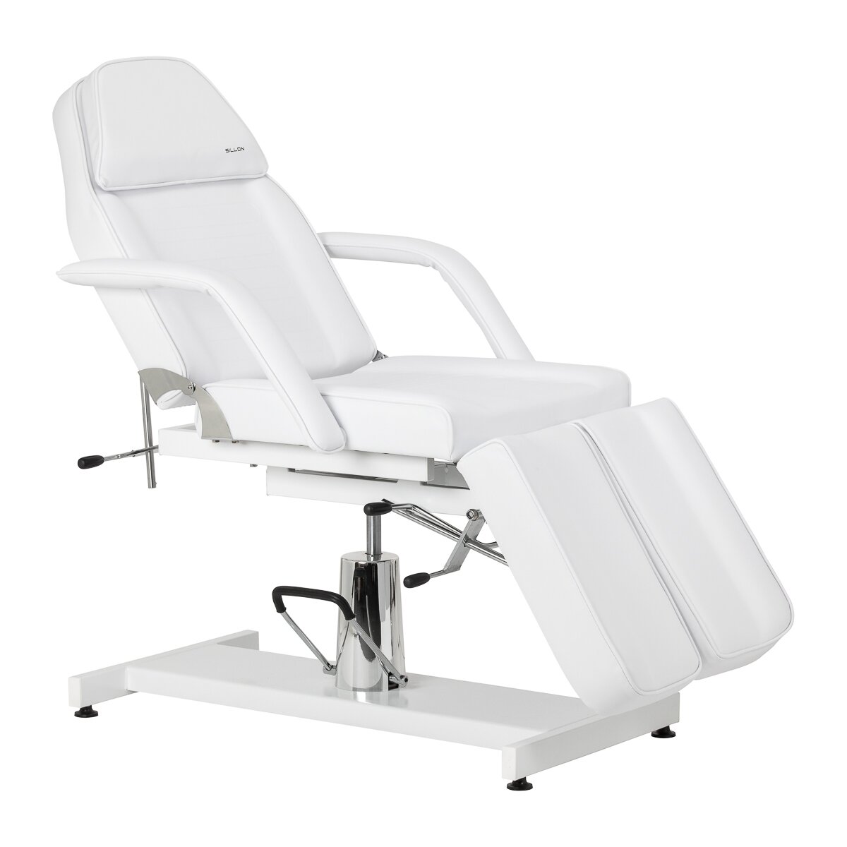 SILLON 210 professional hydraulic pedicure chair with rocking function, white