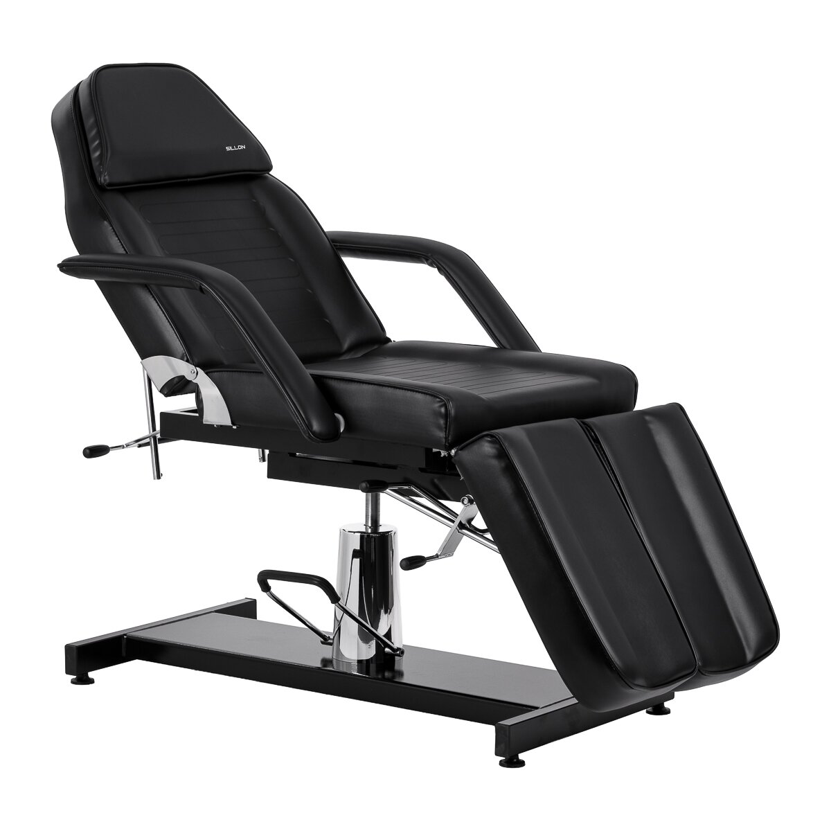 SILLON 210 professional hydraulic pedicure chair with rocking function, black SILLON 210 professional hydraulic pedicure chair with rocking function, black