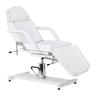 SILLON 210 profesionali hidraulinė kosmetologinė lova-gultas su supimo funkcija, baltos spalvos