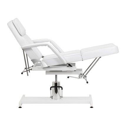 SILLON 210 professional hydraulic cosmetology chair-bed with rocking function, white 3