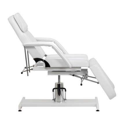 SILLON 210 professional hydraulic cosmetology chair-bed with rocking function, white 5