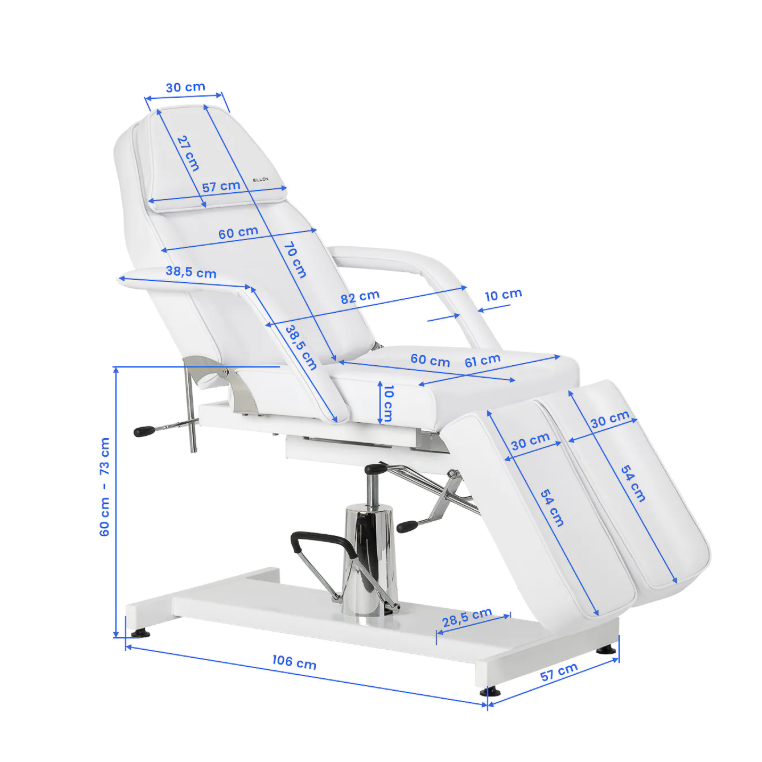 SILLON 210 professional hydraulic pedicure chair with rocking function, white 16 SILLON 210 professional hydraulic pedicure chair with rocking function, white 16