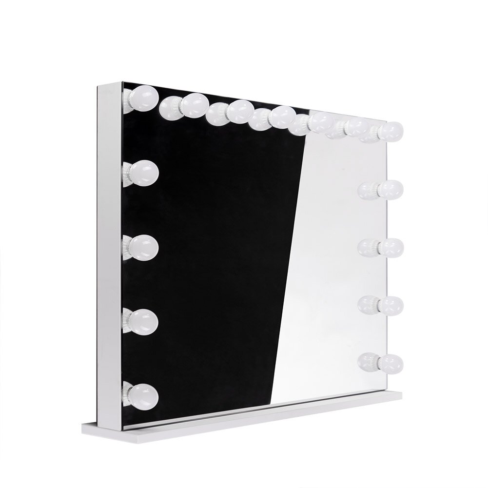 Mirror for beauty salons with LED lighting LED HOLLYWOOD, 100x80 cm. 4 Mirror for beauty salons with LED lighting LED HOLLYWOOD, 100x80 cm. 4